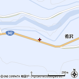 秋田県雄勝郡東成瀬村田子内肴沢6周辺の地図