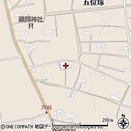 岩手県奥州市江刺岩谷堂五位塚74周辺の地図