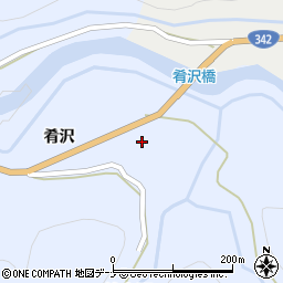 秋田県雄勝郡東成瀬村田子内肴沢57周辺の地図