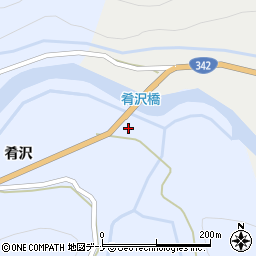 秋田県雄勝郡東成瀬村田子内肴沢39周辺の地図