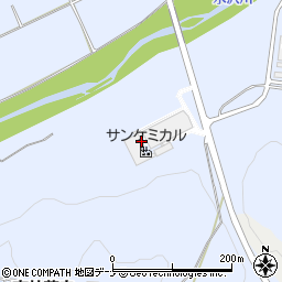 岩手県胆沢郡金ケ崎町永沢林蔵寺周辺の地図