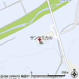岩手県金ケ崎町（胆沢郡）永沢（林蔵寺）周辺の地図