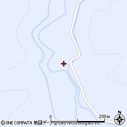 秋田県由利本荘市鳥海町上川内外山54-2周辺の地図