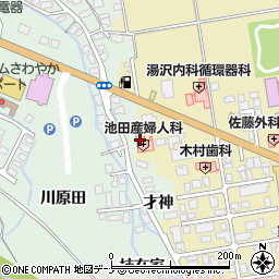 池田産婦人科クリニック周辺の地図
