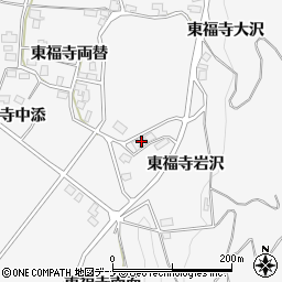 秋田県湯沢市駒形町東福寺大沢38周辺の地図