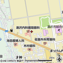 クオール薬局湯沢西店周辺の地図