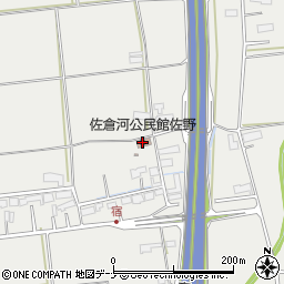 佐倉河公民館佐野周辺の地図