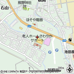 秋田県湯沢市倉内上川原田周辺の地図