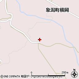 秋田県にかほ市象潟町横岡葛畑周辺の地図