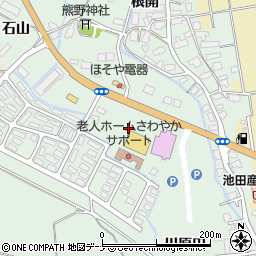 秋田県湯沢市倉内（上川原田）周辺の地図