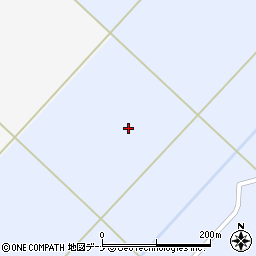 秋田県雄勝郡羽後町経免周辺の地図