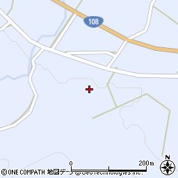 秋田県由利本荘市鳥海町上川内田代194周辺の地図
