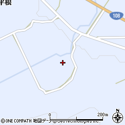 秋田県由利本荘市鳥海町上川内田代159周辺の地図