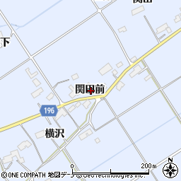 岩手県胆沢郡金ケ崎町永沢関田前周辺の地図