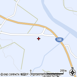 秋田県由利本荘市鳥海町上川内田代226周辺の地図