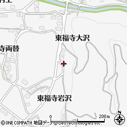 秋田県湯沢市駒形町東福寺大沢10-58周辺の地図