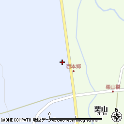 秋田県にかほ市象潟町小滝栗山周辺の地図
