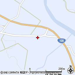 秋田県由利本荘市鳥海町上川内田代221周辺の地図