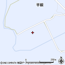 秋田県由利本荘市鳥海町上川内田代101周辺の地図