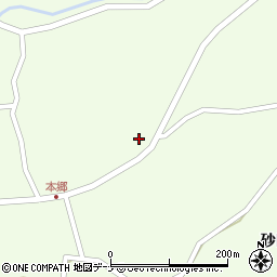 秋田県にかほ市象潟町本郷（屋ノ下）周辺の地図