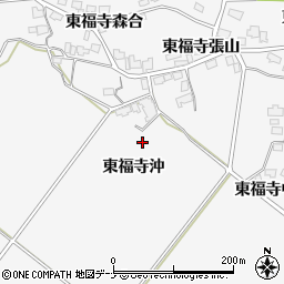 秋田県湯沢市駒形町東福寺沖周辺の地図