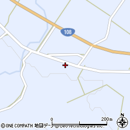 秋田県由利本荘市鳥海町上川内（田代）周辺の地図