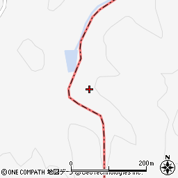 秋田県湯沢市駒形町戸波伯父ケ沢周辺の地図