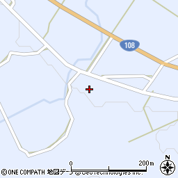 秋田県由利本荘市鳥海町上川内田代47周辺の地図