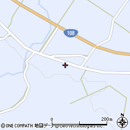 秋田県由利本荘市鳥海町上川内田代172周辺の地図