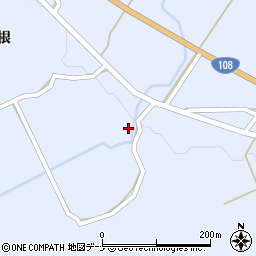 秋田県由利本荘市鳥海町上川内田代68周辺の地図