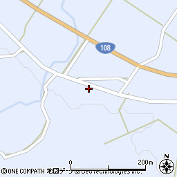秋田県由利本荘市鳥海町上川内田代170周辺の地図