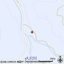 秋田県雄勝郡東成瀬村田子内一ノ沢周辺の地図