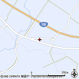 秋田県由利本荘市鳥海町上川内田代18周辺の地図