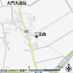 秋田県湯沢市駒形町三又南165周辺の地図