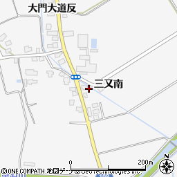秋田県湯沢市駒形町三又沖周辺の地図