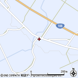 秋田県由利本荘市鳥海町上川内田代49周辺の地図