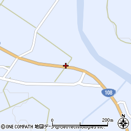 秋田県由利本荘市鳥海町上川内沖周辺の地図