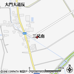 秋田県湯沢市駒形町三又南166周辺の地図