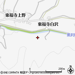 秋田県湯沢市駒形町東福寺桂沢周辺の地図