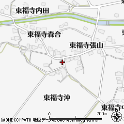 秋田県湯沢市駒形町東福寺太田11周辺の地図