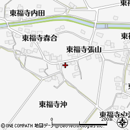 秋田県湯沢市駒形町東福寺張山13周辺の地図