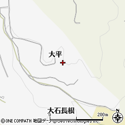秋田県湯沢市杉沢新所（大平）周辺の地図
