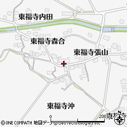 秋田県湯沢市駒形町東福寺張山9周辺の地図