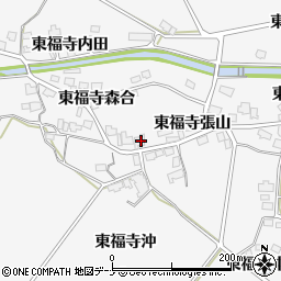 秋田県湯沢市駒形町東福寺張山12周辺の地図