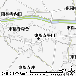 秋田県湯沢市駒形町東福寺張山16周辺の地図