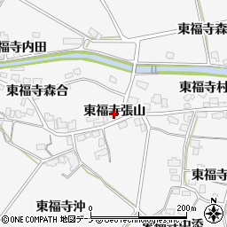 秋田県湯沢市駒形町東福寺張山21周辺の地図