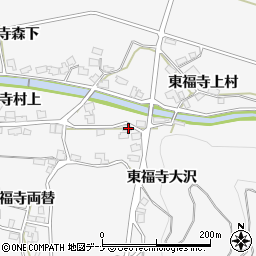 秋田県湯沢市駒形町東福寺山根23周辺の地図