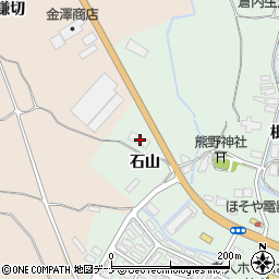 秋田県湯沢市倉内石山8周辺の地図