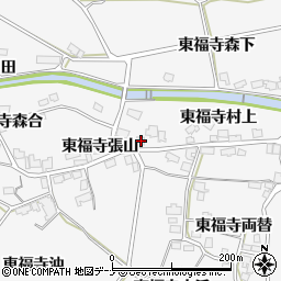 秋田県湯沢市駒形町東福寺張山28周辺の地図