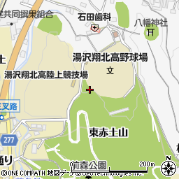 秋田県湯沢市杉沢新所林長根周辺の地図